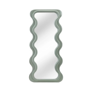 Oglinda de perete design modern CURVY 160cm, verde salvie A-43160 VC