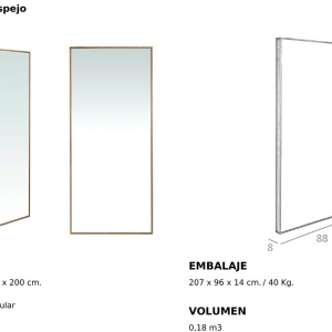 Oglinda decorativa Alline, 88x200cm - Img 5