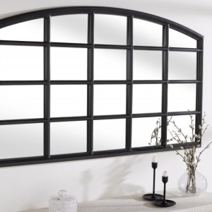 Oglinda decorativa design fereastra Paris 120cm negru - Img 8