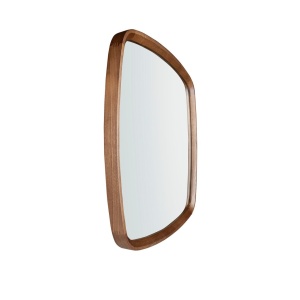 Oglinda decorativa design LUX Walnut Square 65x65cm - Img 3