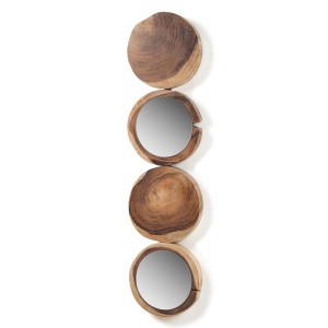 Oglinda decorativa din lemn design rustic ENKEL AA1015M46 JG