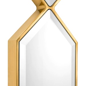 Oglinda decorativa eleganta design modern Saronno auriu 111075 HZ - Img 2