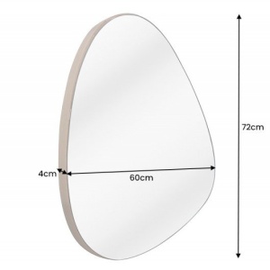 Oglinda decorativa Noemi 70cm stejar natur - Img 3