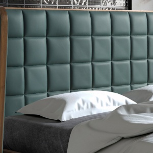 Pat dublu design LUX Dark green 180x200cm - Img 5