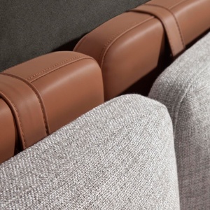 Pat dublu design LUX modern cu tablie eleganta Allan 180x200cm - Img 3