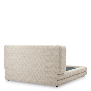 Pat dublu tapitat design elegant LUX Francisco, Creststone bej - Img 4