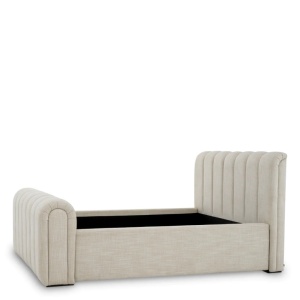 Pat dublu tapitat design elegant LUX Kayden, Albury bej - Img 3