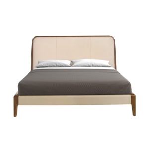 Pat dublu tapitat design LUX Cream 180x200cm - Img 2