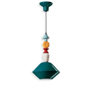 Pendul ceramic design italian realizat manual LARIAT H-56cm