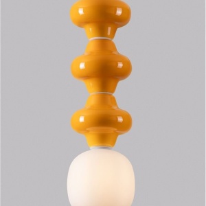 Pendul ceramic design modern CHIC portocaliu 152168 universul-luminii.ro
