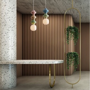 Pendul ceramic design modern CHIC verde/ albastru 232428 universul-luminii.ro