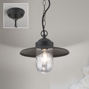 Pendul de exterior stil vintage IP44 EDWARD antracit 157378 universul-luminii.ro