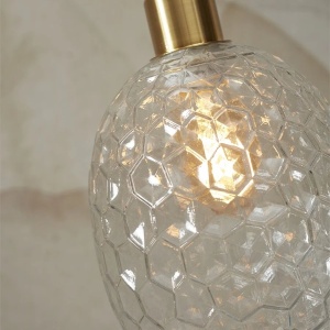 Pendul design decorativ Venice oval, clear 141938 universul-luminii.ro