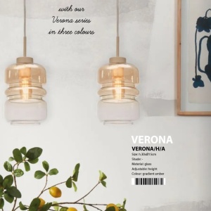 Pendul design decorativ Verona gradient/amber - Img 11