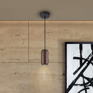 Pendul design moderm Nimes maro 76758 universul-luminii.ro