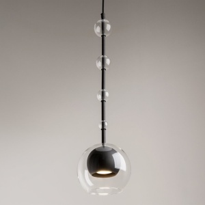 Pendul design modern decorativ Ros negru 145338 universul-luminii.ro