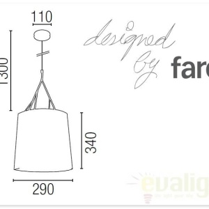 Pendul design modern diam. 29cm Tree 29865 175538 universul-luminii.ro