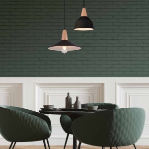 Pendul design modern Jabe negru mat - Img 2