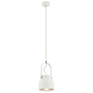 Pendul design modern LOGAN alb 14cm - Img 1
