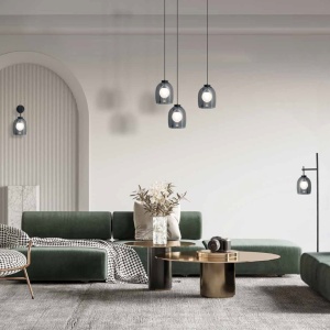 Pendul design modern Maestro negru 44098 universul-luminii.ro