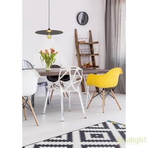 Pendul design modern minimalist PLAT negru 68145 - Img 3