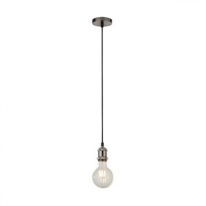 Pendul design modern minimalist SUSPENSION argintiu satin 7461SS SRT - Img 1