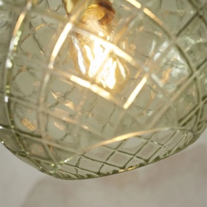 Pendul design modern Venice globe green 224208 universul-luminii.ro