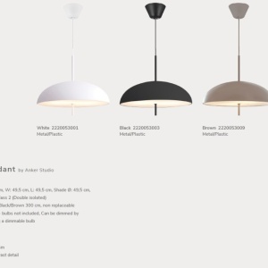 Pendul design modern VERSALE maro 206048 universul-luminii.ro