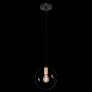 Pendul design modern VIGO negru 15346-1 GL 192558 universul-luminii.ro