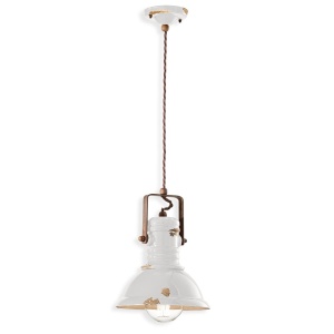 Pendul design retro realizata manual din ceramica INDUSTRIAL 216818 universul-luminii.ro