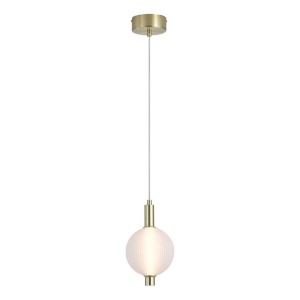 Pendul LED alama lucios sticla acid Luminique