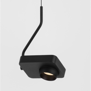 Pendul LED cu spot directionabil stil minimalist KEDROS negru 152558 universul-luminii.ro