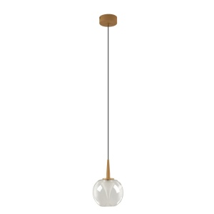 Pendul LED design decorativ ANDROMEDA auriu/clar - Img 2
