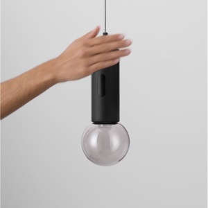 Pendul LED design minimalist CHRONOS negru - Img 6