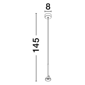 Pendul LED design minimalist IRMOS alb 65788 universul-luminii.ro