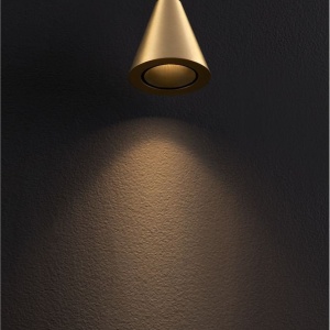 Pendul LED design minimalist IRMOS auriu - Img 5