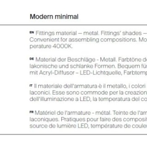Pendul LED design minimalist Pro Extra auriu - Img 7