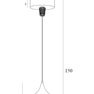 Pendul LED design modern COMET P0435 MX - Img 2