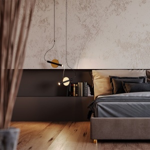 Pendul LED design modern Enigma alama - Img 3