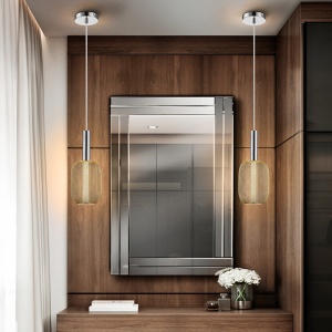 Pendul LED design modern Micron crom/auriu SV-413503 - Img 3
