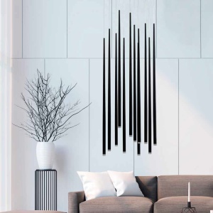 Pendul LED design modern minimalist Louise black ZZ AZ3155 79968 universul-luminii.ro