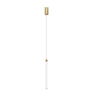 Pendul LED design tehnic Ray auriu mat - Img 1