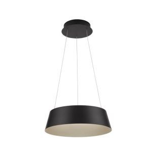 Pendul LED dimabil design modern ALBA negru 42cm - Img 1