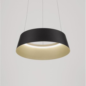 Pendul LED dimabil design modern ALBA negru 42cm - Img 2