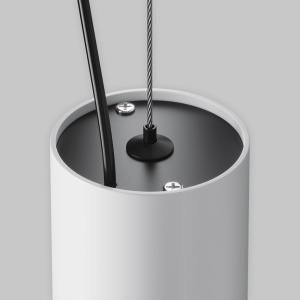 Pendul LED iluminat design tehnic Efir D-7,5cm 15W alb 227358 universul-luminii.ro