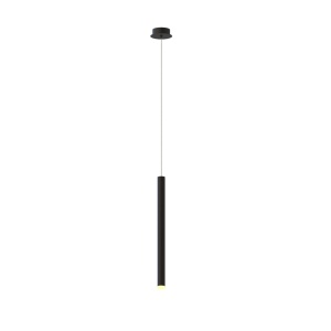Pendul LED tubular design modern minimalist CALA negru