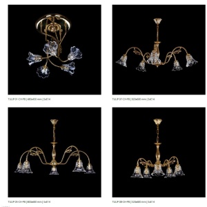 Pendul, Lustra deosebita design LUX TULIP 06-CH 88588 universul-luminii.ro