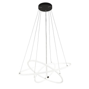 Pendul, Lustra suspendata cu 3 inele, design modern LED, Revolve - Img 4