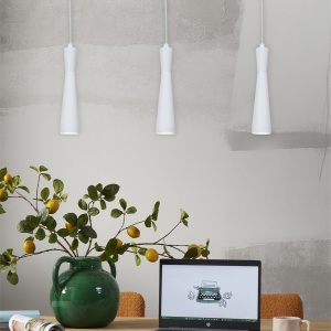 Pendul metal design modern Bordeaux alb 141768 universul-luminii.ro