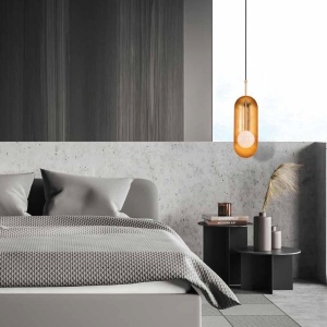 Pendul modern design decorativ Elenor auriu 153728 universul-luminii.ro